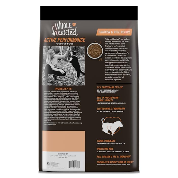 Chicken & Rice Recipe Dry Puppy Food 30 lbs. E86419