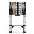12.5 FT Aluminum Telescoping Ladder 330lbs A4792