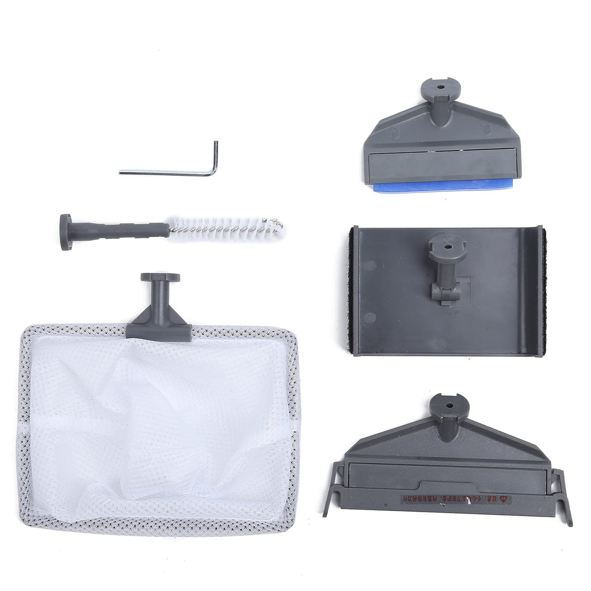 5 in 1 Aquarium Cleaning Kit with Telescopic Rod and Brushes E333