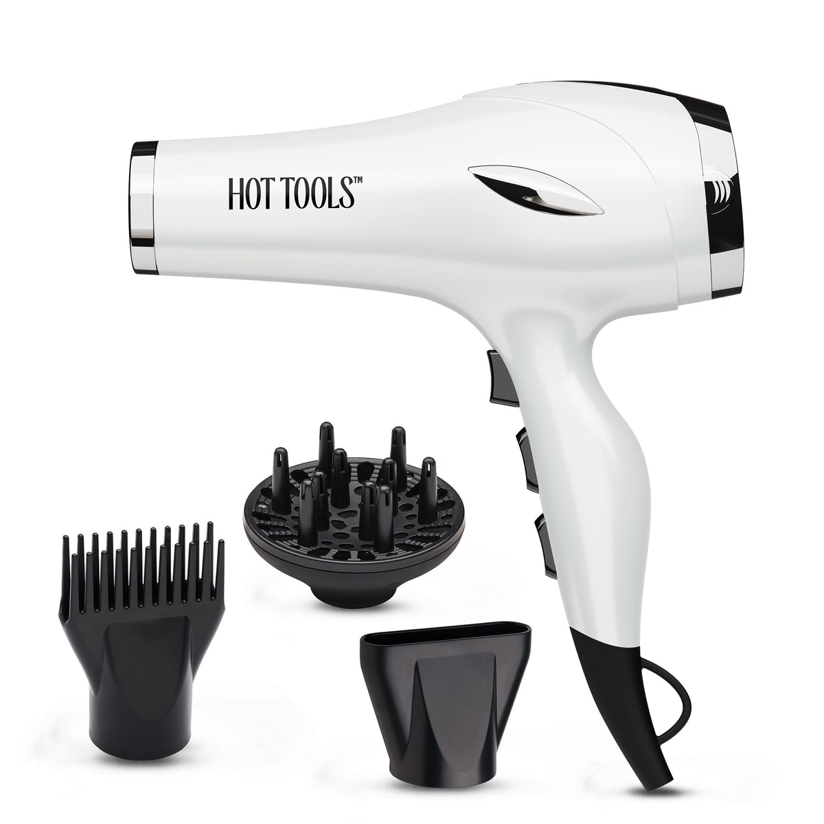 1875 Watt White Ceramic Hair Dryer U6032