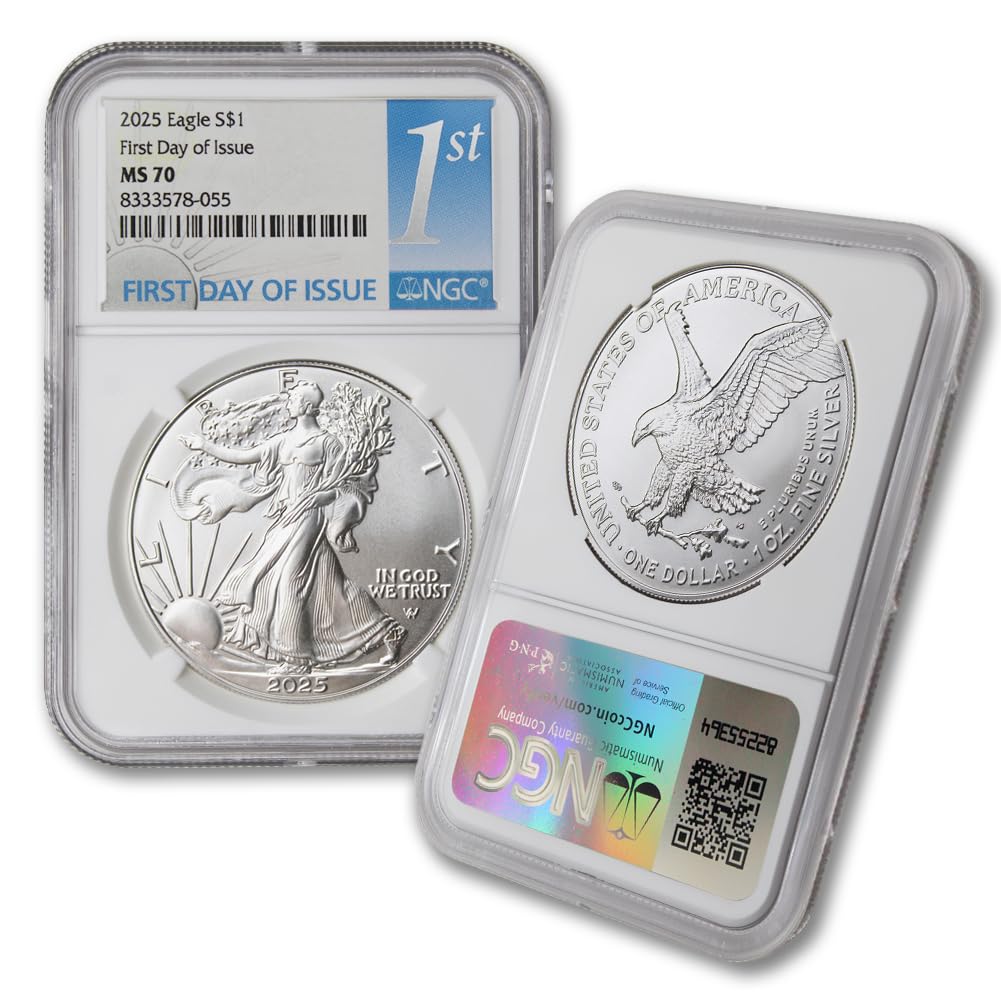 1 oz American Silver Eagle Coin MS-70 M937