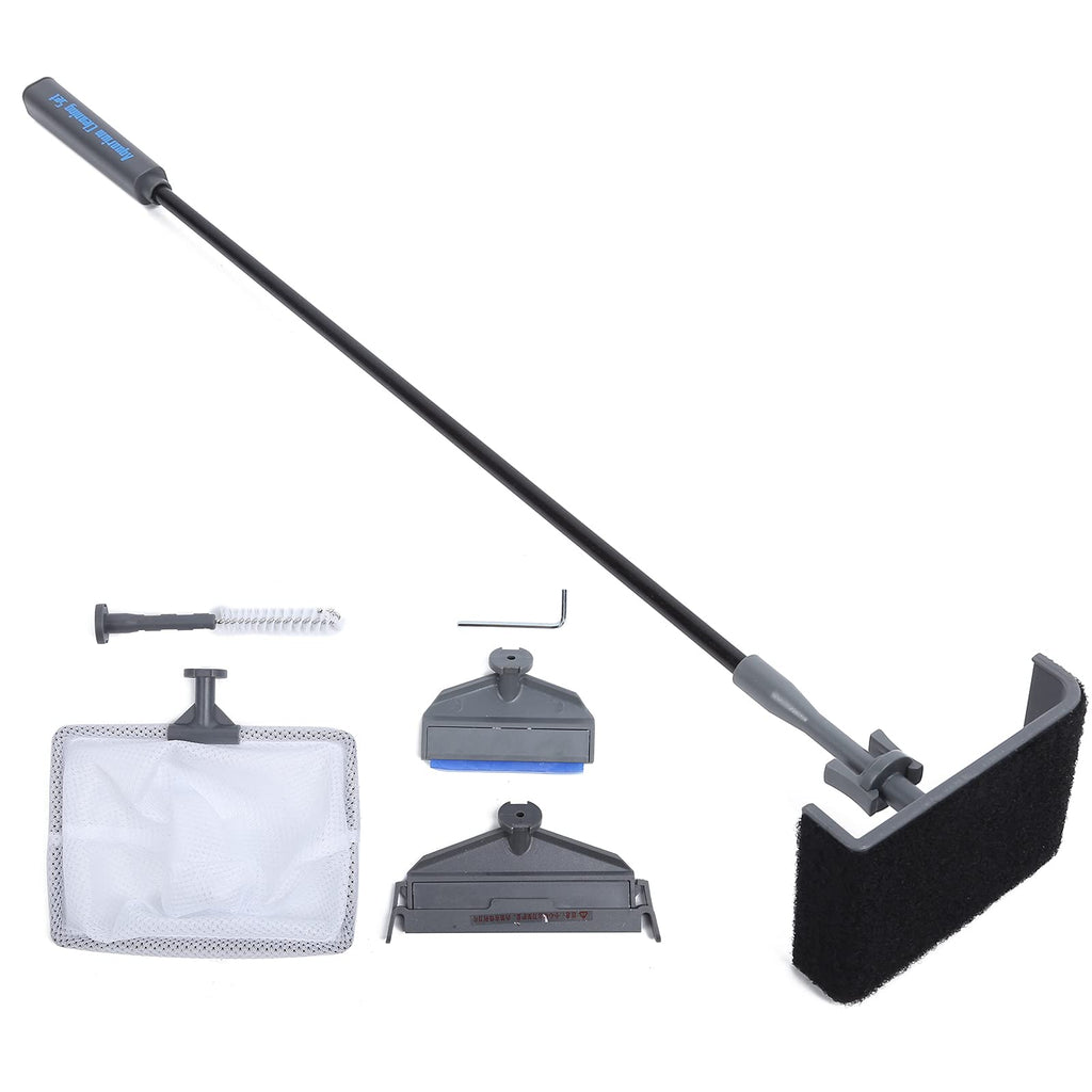 5 in 1 Aquarium Cleaning Kit with Telescopic Rod and Brushes E333
