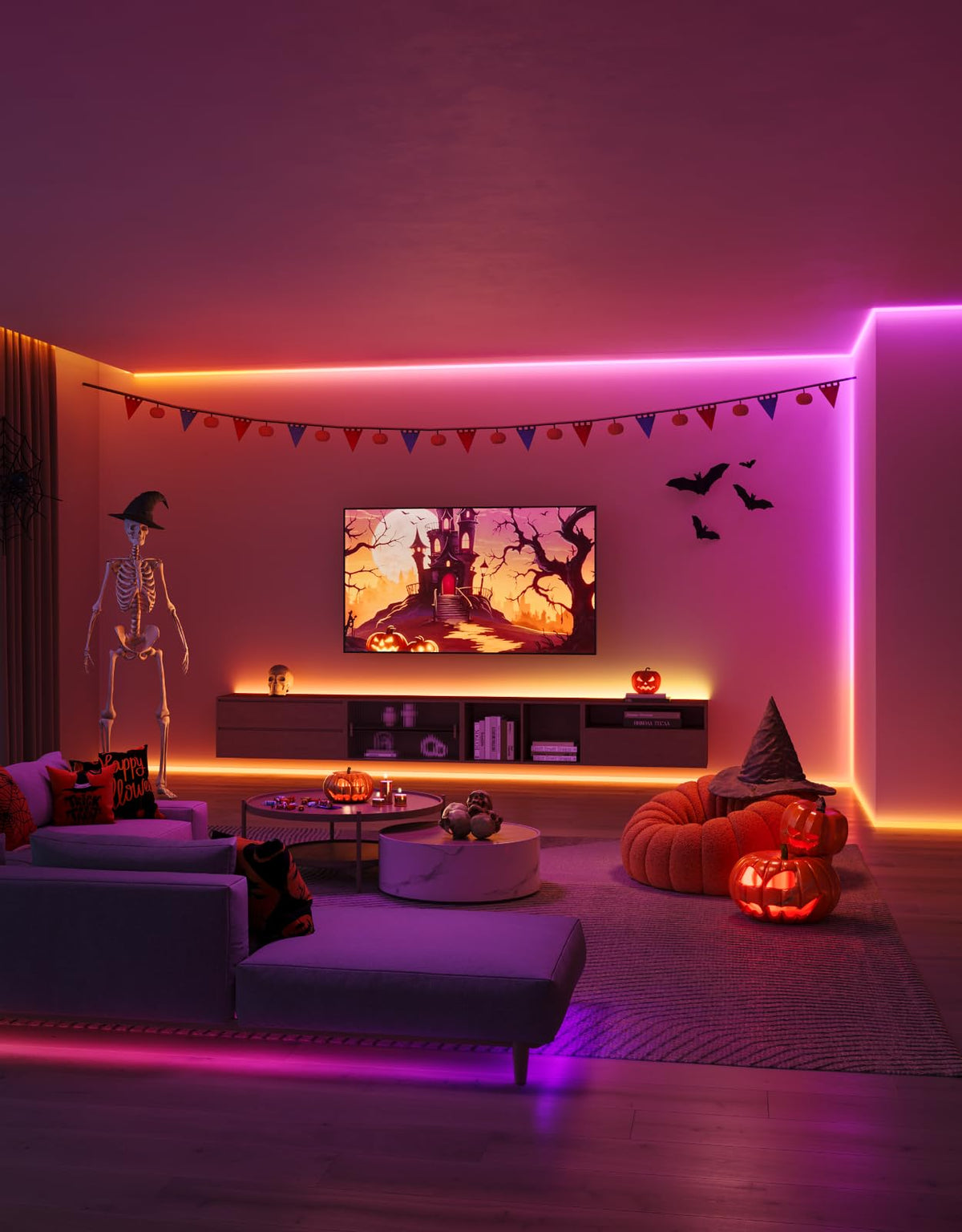 16.4ft RGBIC LED Strip Lights R830400