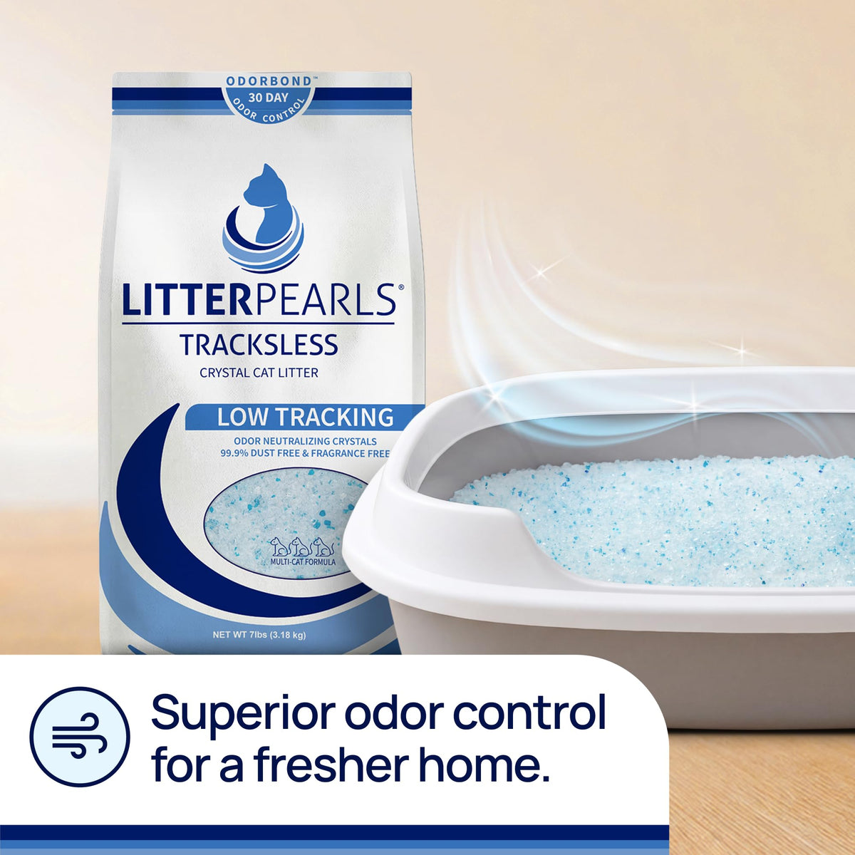 Low-Tracking 30-Day Odor Control Litter 15lbs E18255