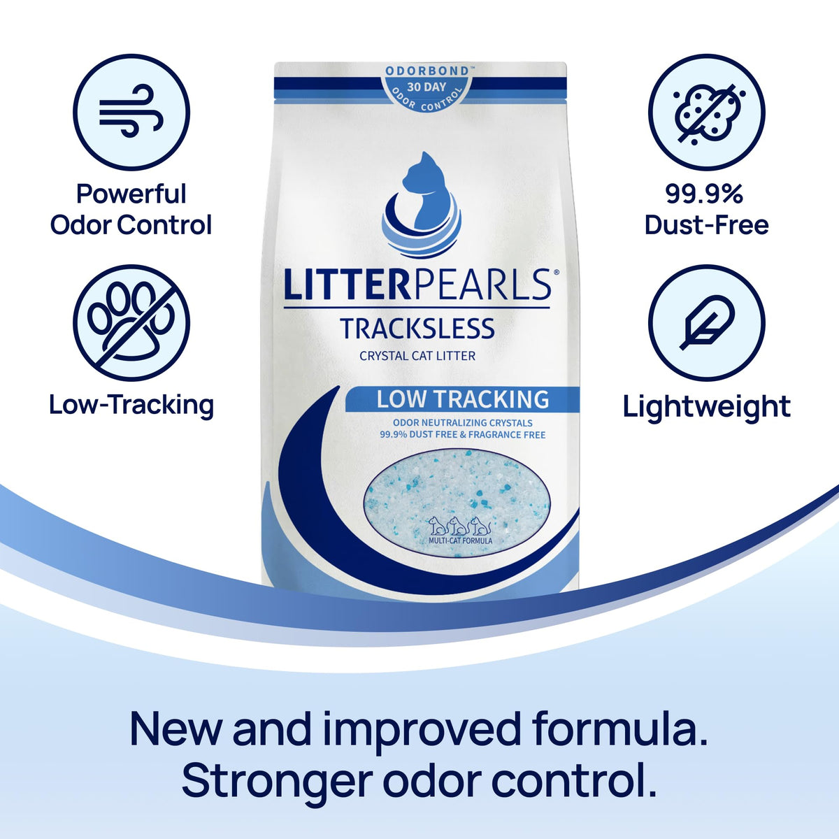 Low-Tracking 30-Day Odor Control Litter 15lbs E18255