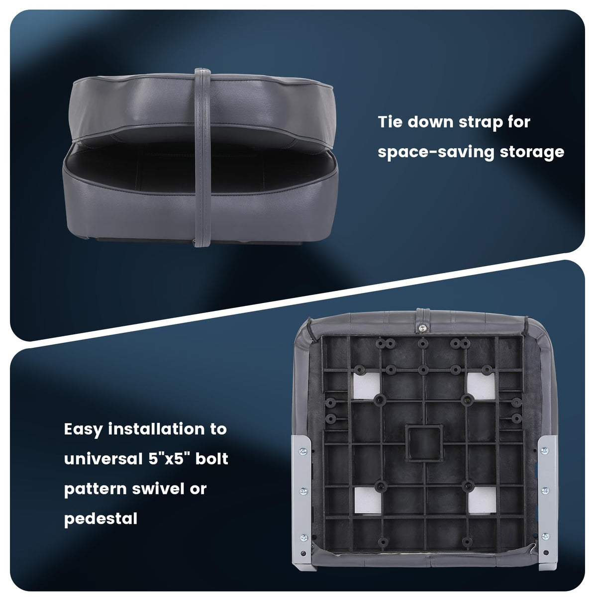 2 Pack High Back Folding Boat Seats L199994
