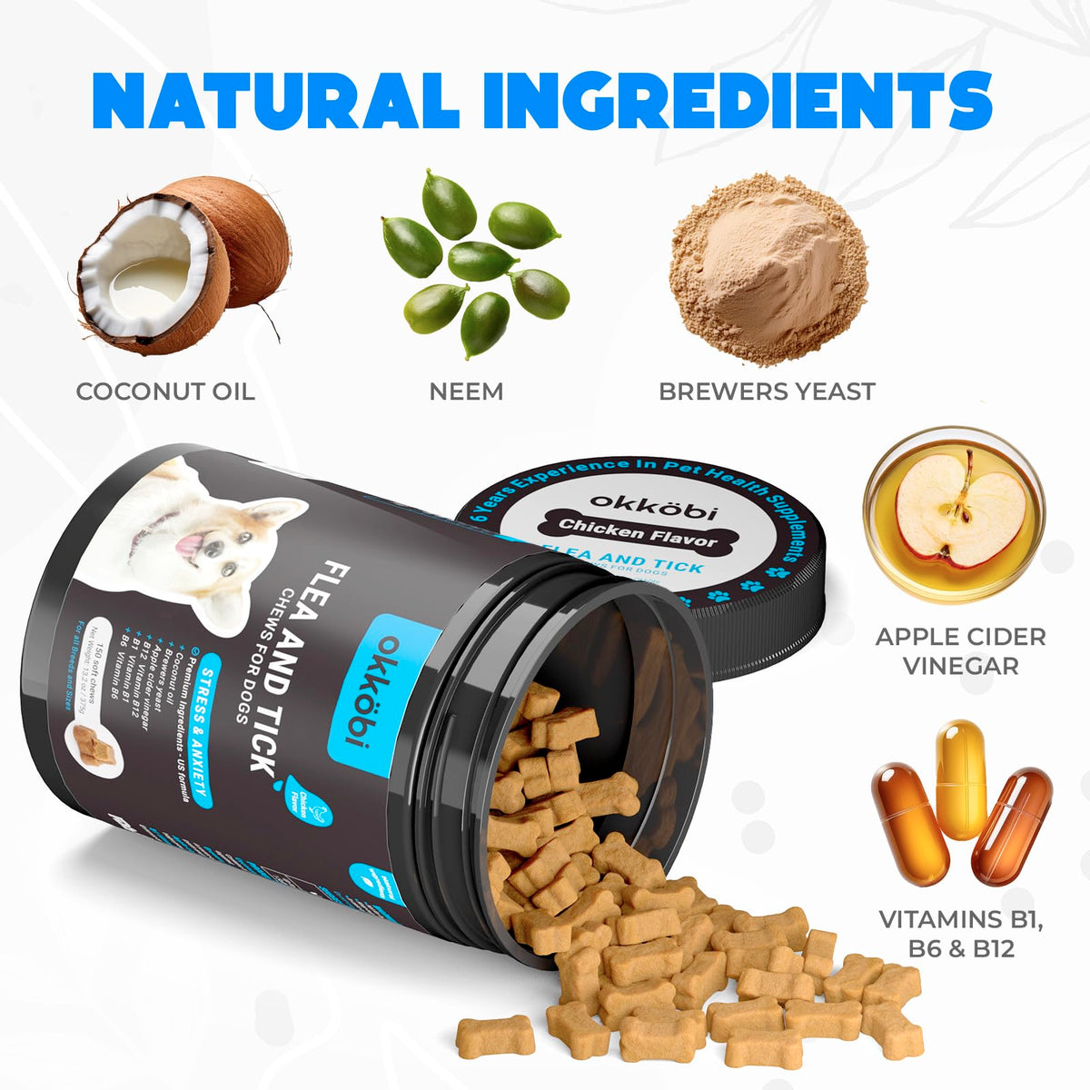 Chicken Flavour Dog Chews 150 Count R454