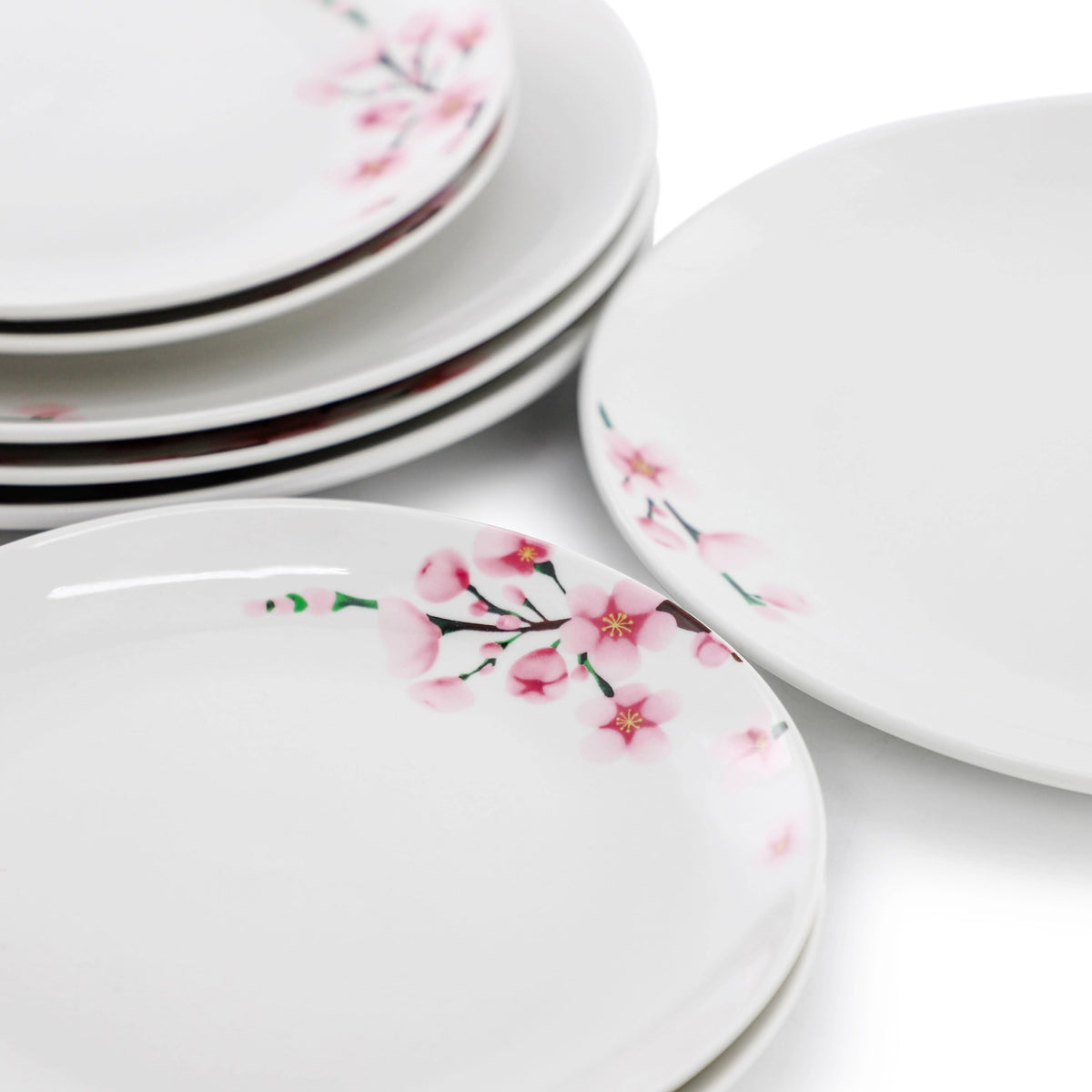 12 Piece Porcelain Dinnerware Set, Service for 4 W25713