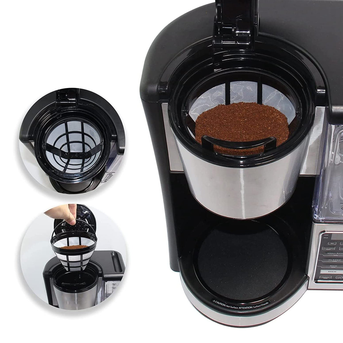 2 Pack Reusable Basket Coffee Filter V85459