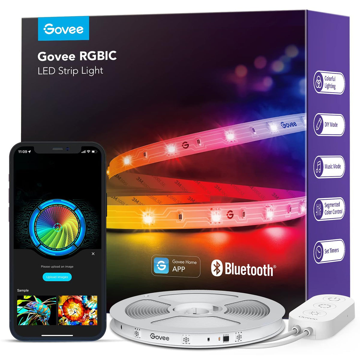 16.4ft RGBIC LED Strip Lights R830400