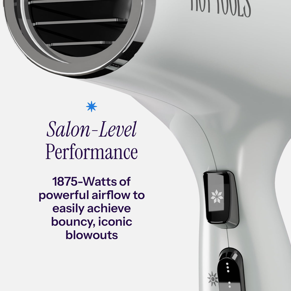 1875 Watt White Ceramic Hair Dryer U6032