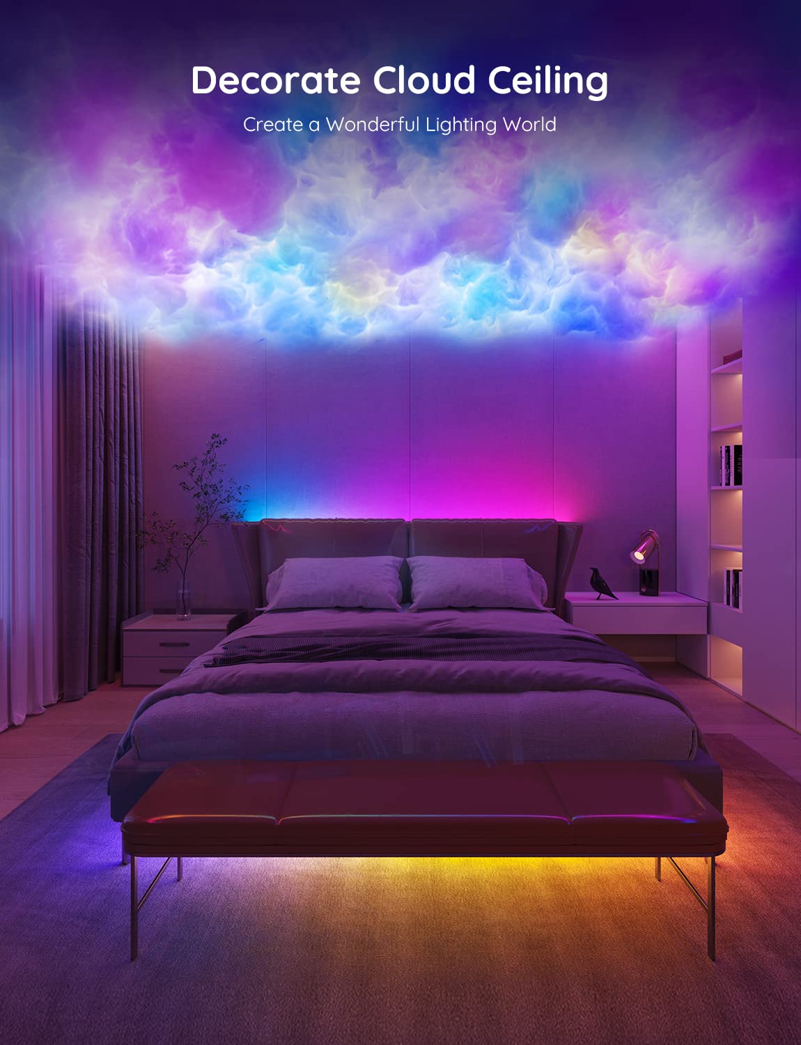 16.4ft RGBIC LED Strip Lights R830400