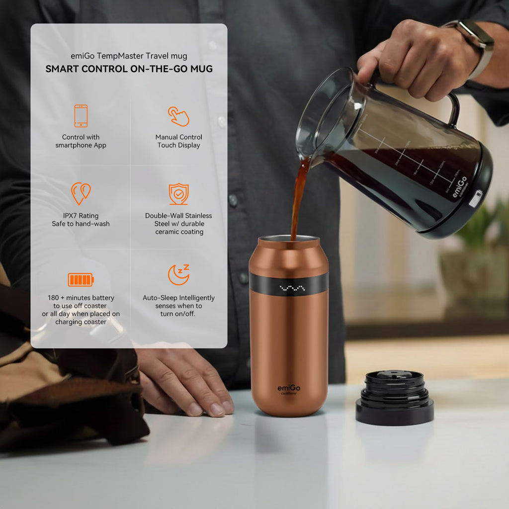 12 oz App Ctrl Heated Mug U3809