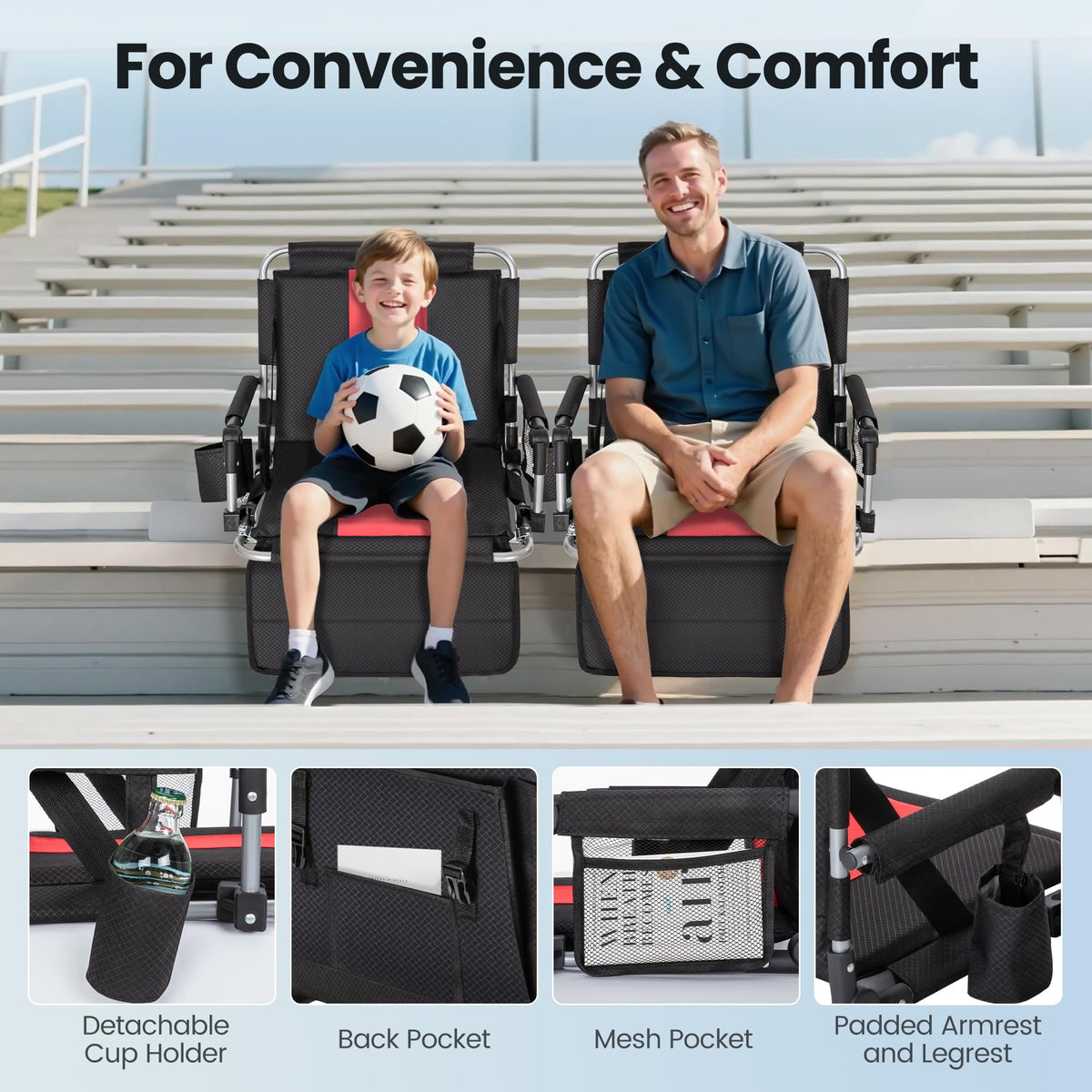 Stadium Seats with Back Support H87402