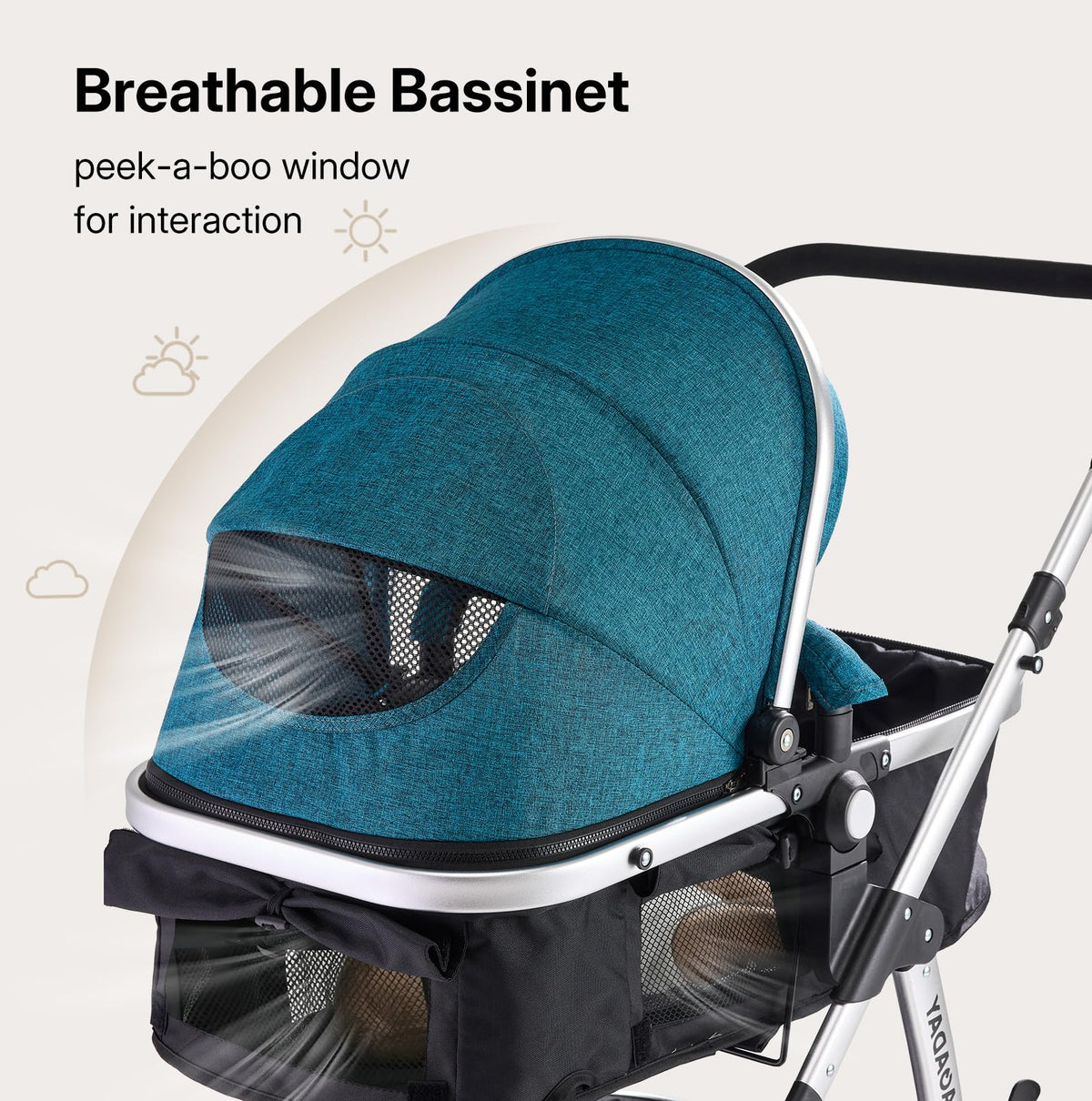 2-in-1 Reversible Baby Stroller H4429