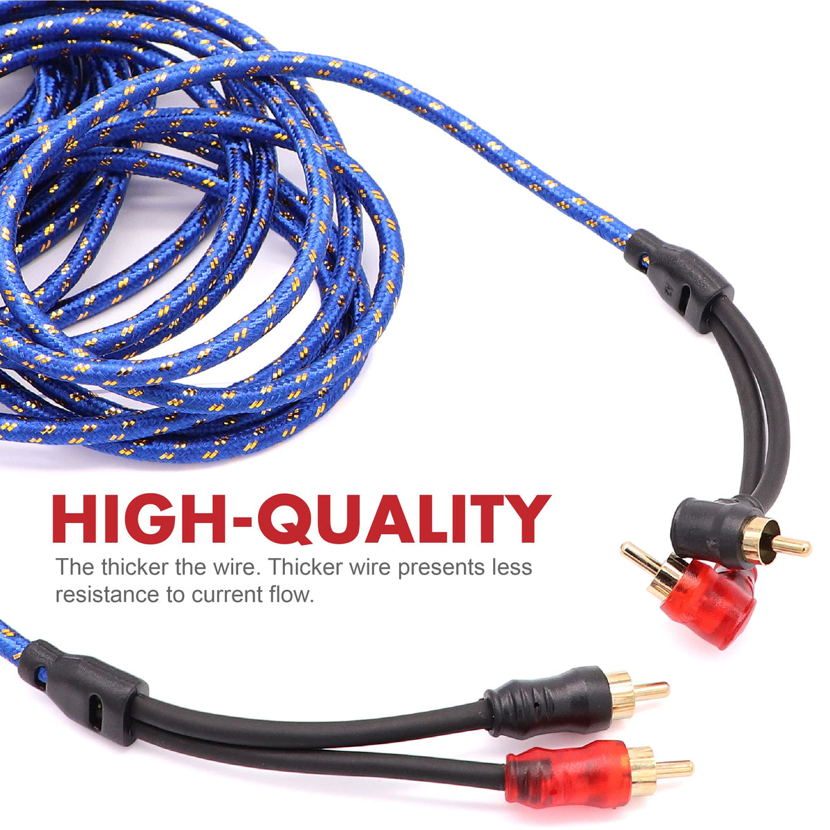 0 Gauge 3000W Amp Wiring Kit with 100A AGU Fuse M386757