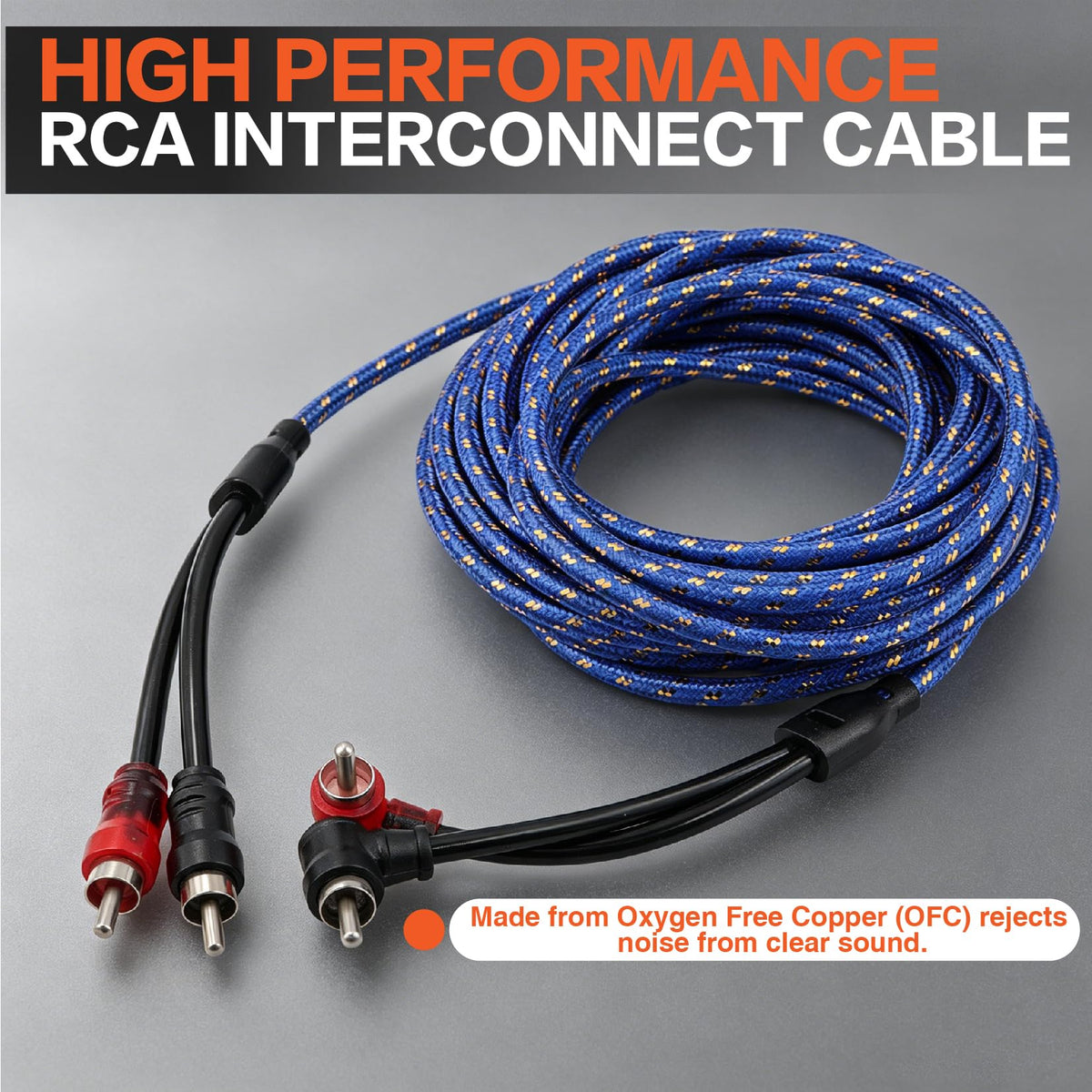 0 Gauge Car Audio Amp Wiring Kit 3000W with Bass Knob T129681