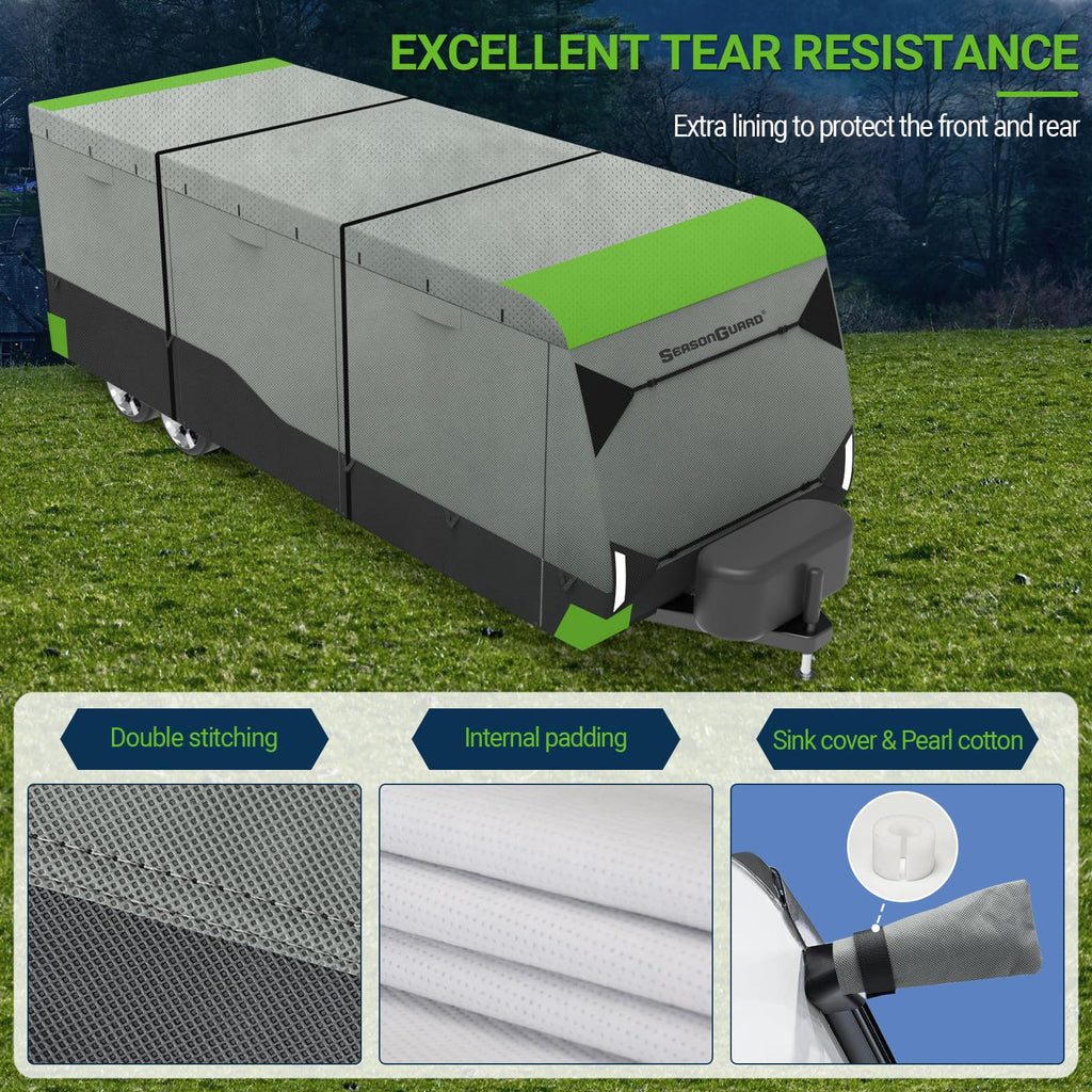 14-16 ft Waterproof Travel Trailer Cover Y533635
